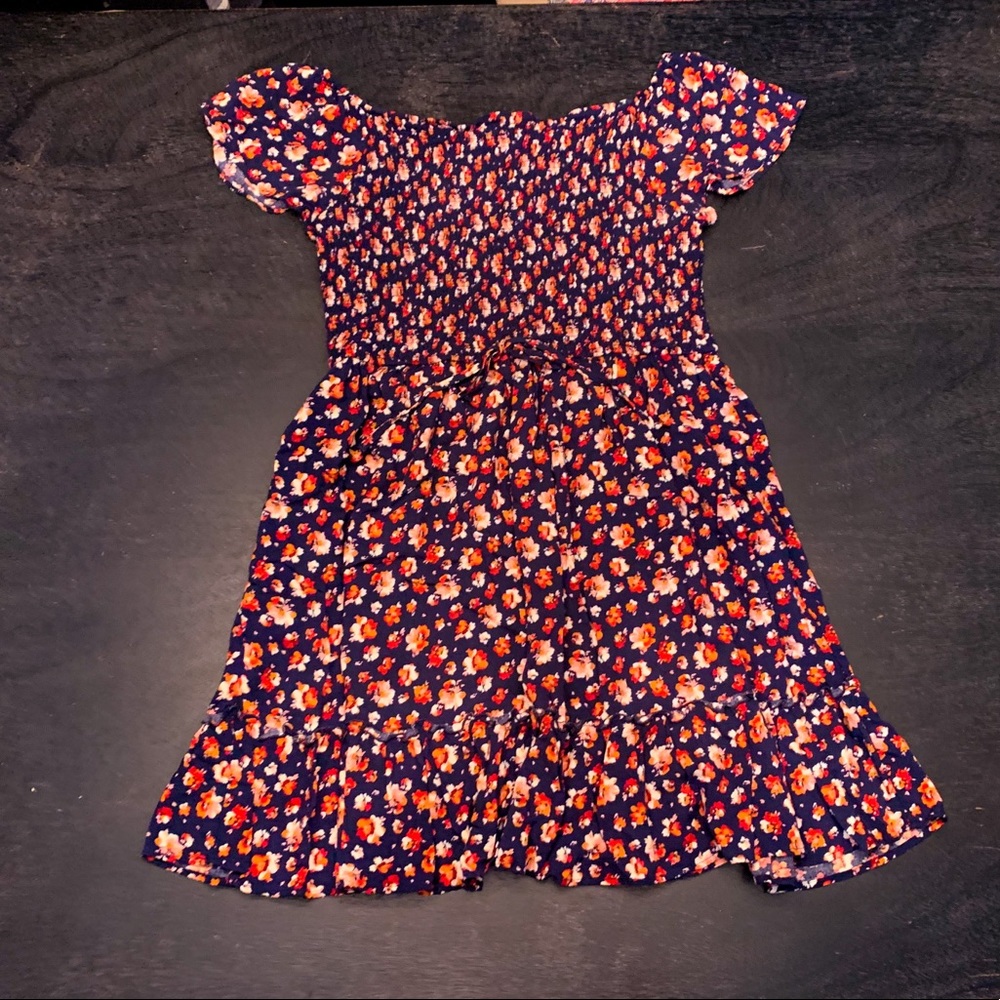 Floral off the Shoulder Dress